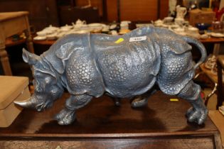 A model of a rhinoceros