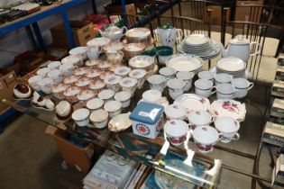 A large quantity of various teaware to include flo