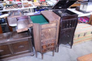 A silver storage chest