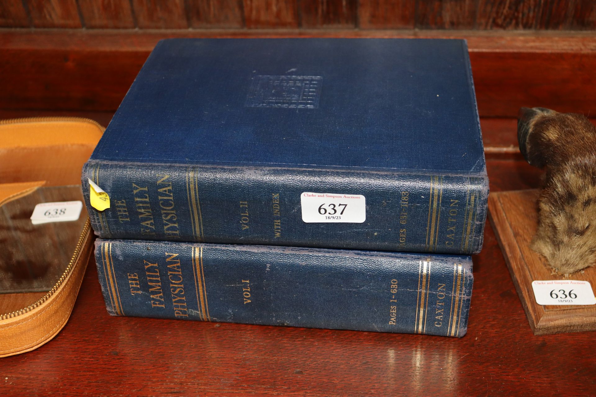 Two volumes of "The Family Physician"