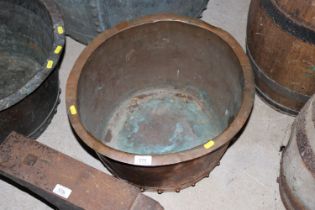 A copper copper 18½" dia. x 12½" high