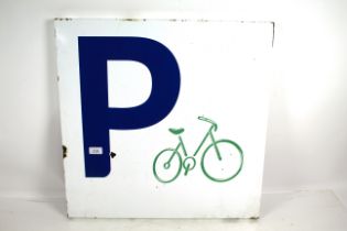 A Cycle Park enamel sign, approx. 24" x 23½"