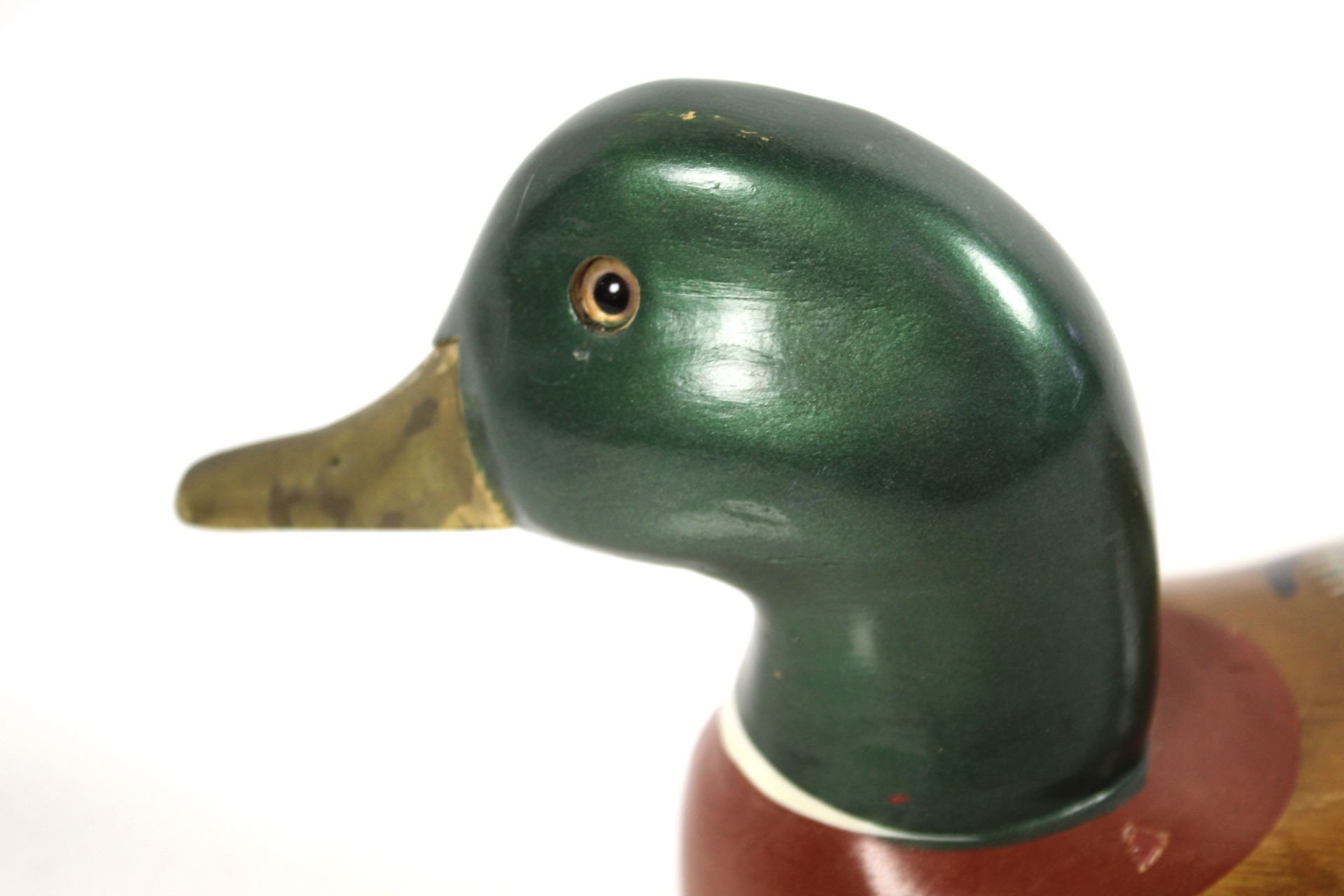 A large wooden decoy duck - Image 6 of 7