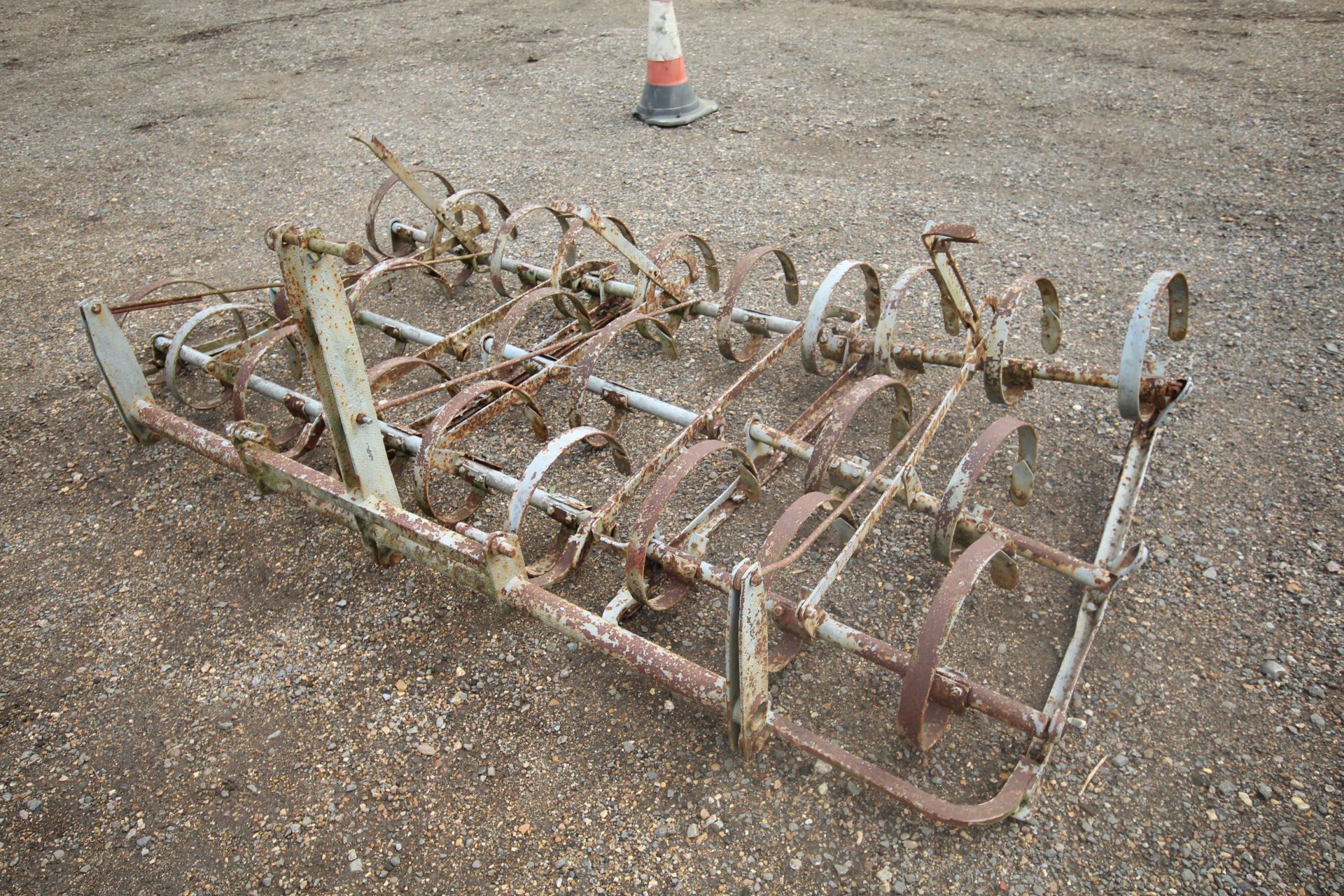 Ferguson Spring Tooth Harrow. Three gang. Later headstock. Model K-BE-A31.