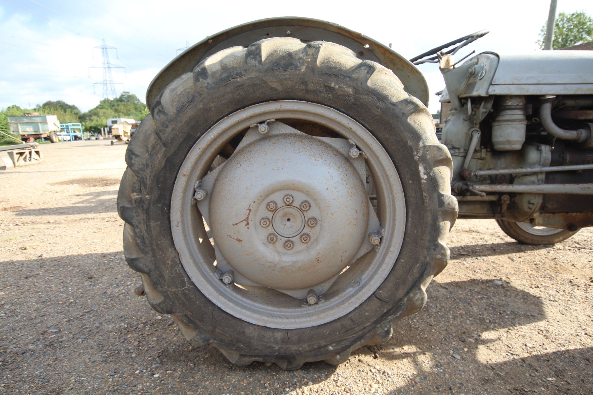 Ferguson TEF 20 diesel 2WD tractor. Serial number 411731. Built Wednesday 22 September 1954. - Image 22 of 66