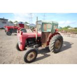 Massey Ferguson MF35X 3-cylinder diesel 2WD tractor. Serial number SNMY356090. Built Monday 3rd