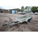 ** UPDATED DESCRIPTION ** Indespension Challenger 8ft x 4ft twin axle plant trailer. Requires