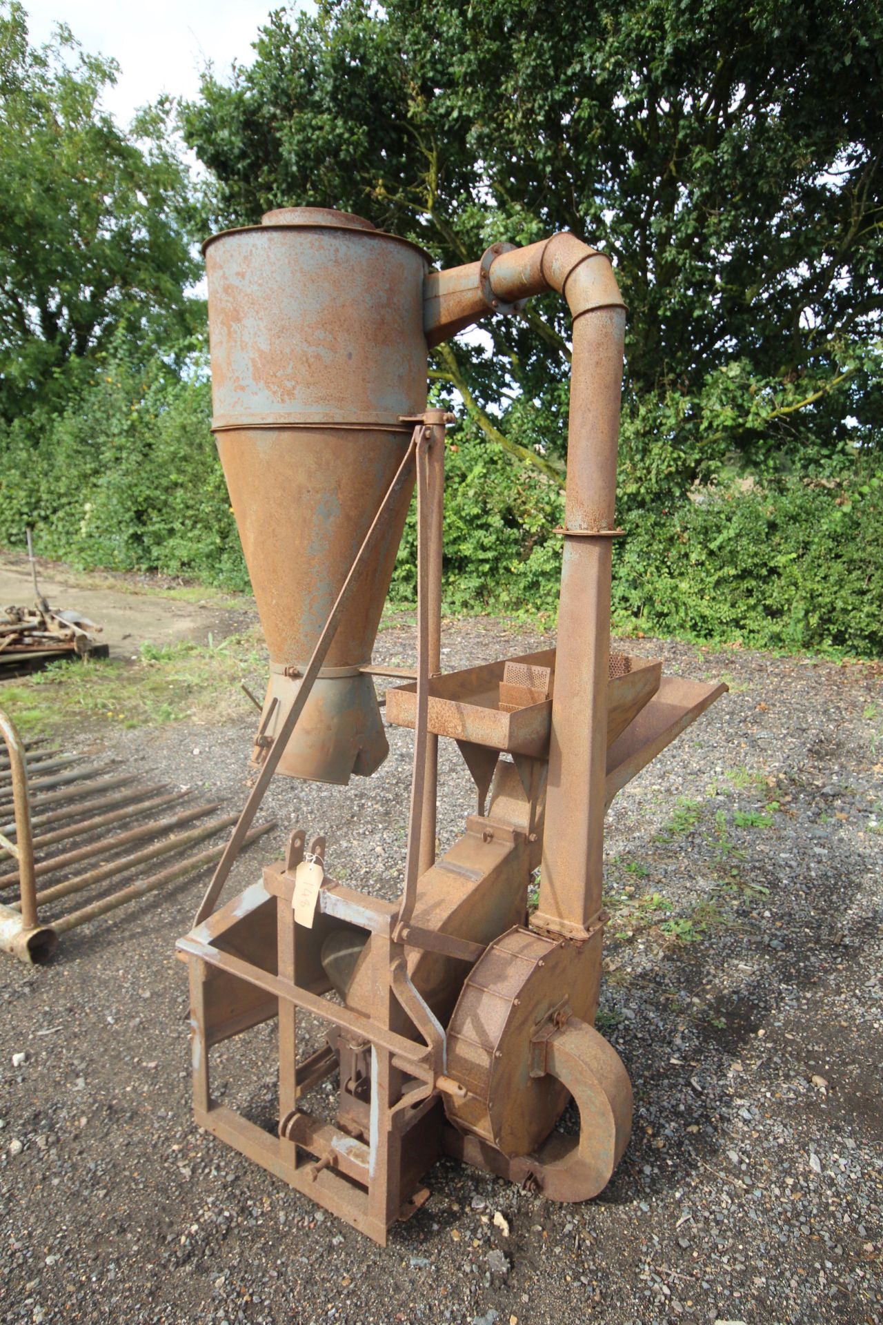 Ferguson Portable Hammer Mill. Model Number H-LE-A20. Serial Number HFM605. With various screens.