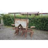 Ferguson Non-Chitted Seed Potato Planter. Model P-PE-B20. Serial number 11639. Mounted on Ridger.