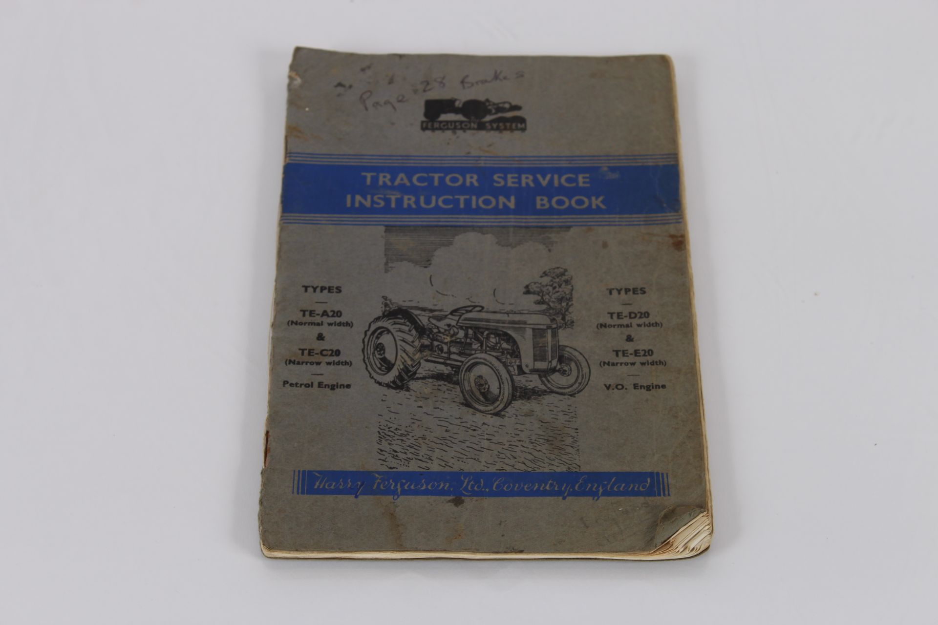 3X Ferguson tractor instruction books: Diesel, Carburettor and 35. Together with a Silsoe report - Image 3 of 5