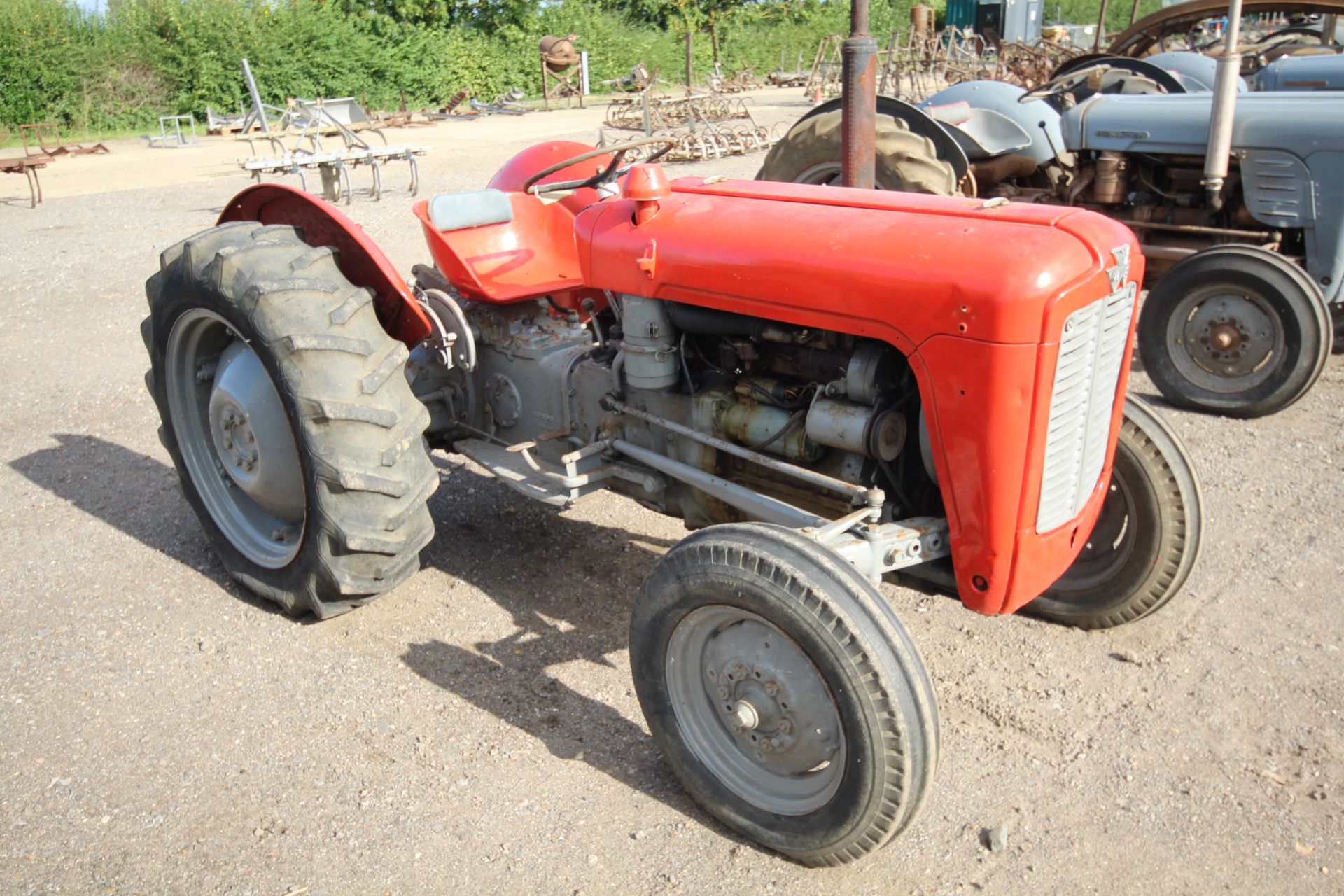 Massey Ferguson MF35 3-cylinder diesel 2WD tractor. Serial number SNM228035. Built Wednesday 22 - Image 3 of 61