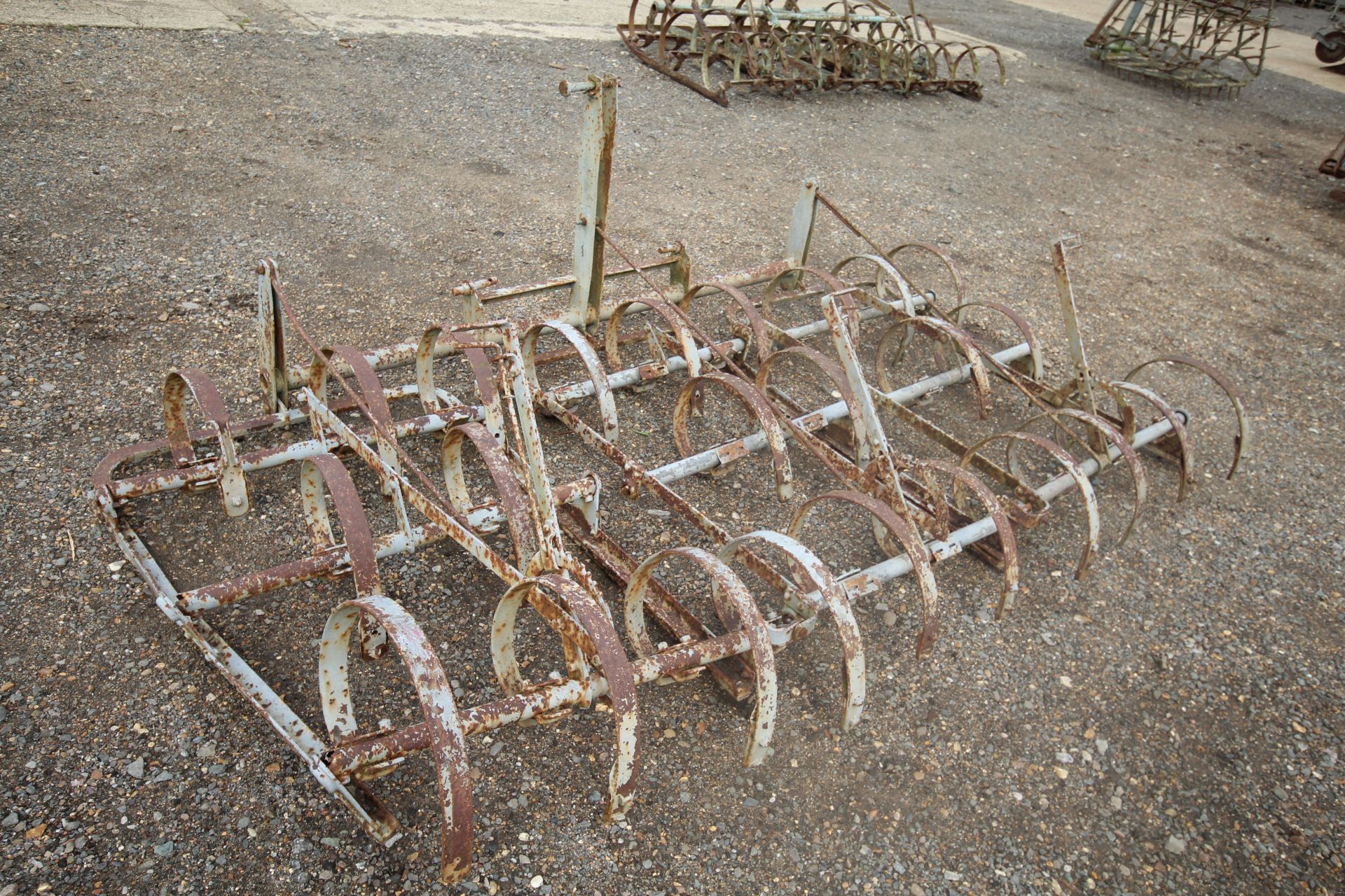 Ferguson Spring Tooth Harrow. Three gang. Later headstock. Model K-BE-A31. - Image 2 of 10