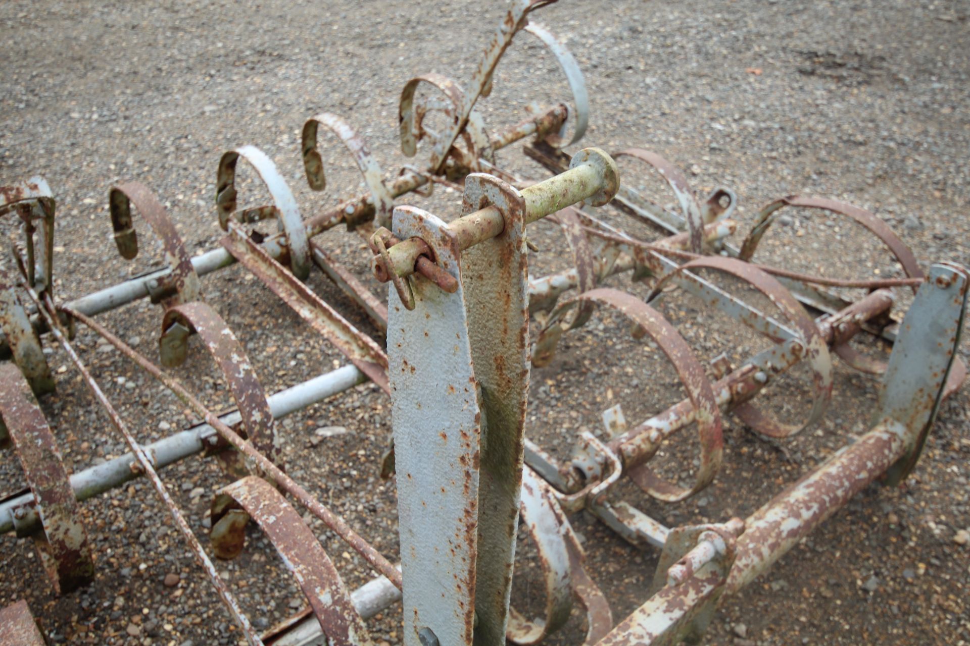 Ferguson Spring Tooth Harrow. Three gang. Later headstock. Model K-BE-A31. - Image 5 of 10