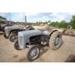 Ferguson TEF 20 diesel 2WD tractor. Serial number 443581. Built Friday 1st April 1955.