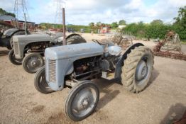 Ferguson TEF 20 diesel 2WD tractor. Serial number 443581. Built Friday 1st April 1955.