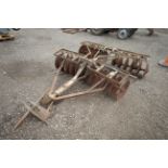 Ferguson Tandem Semi-Trailed Disc Harrow. Model 6-ABE-21. Serial number 24022. Badged.