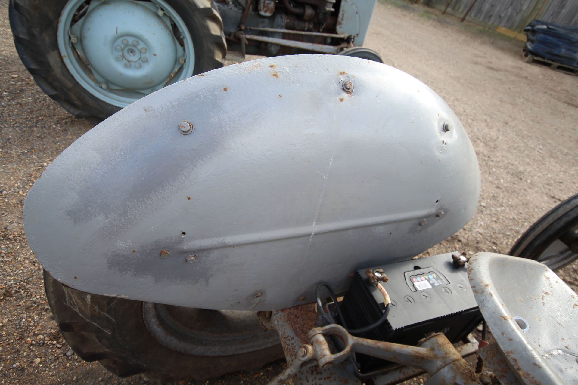 Ferguson TEF 20 diesel 2WD tractor. Serial number 411731. Built Wednesday 22 September 1954. - Image 32 of 66