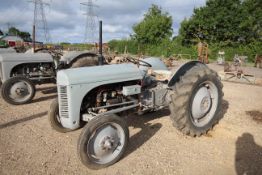 Ferguson TED 20 6V petrol/ TVO 2WD tractor. Serial number 127791. Built Friday  21st April 1950. Has