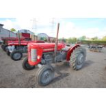 Massey Ferguson MF65 MK1 2WD tractor. Serial Number SNY529872. Built Thursday 22nd September 1960.