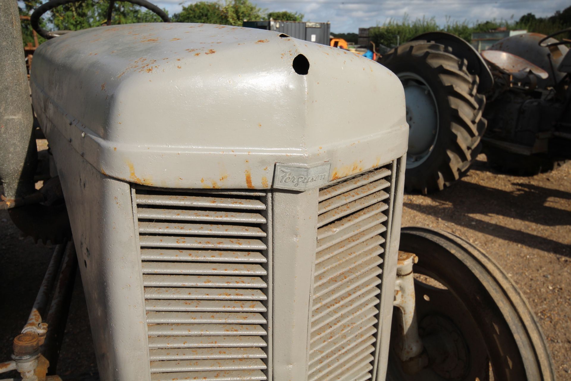 Ferguson TEF 20 diesel 2WD tractor. Serial number 411731. Built Wednesday 22 September 1954. - Image 9 of 66