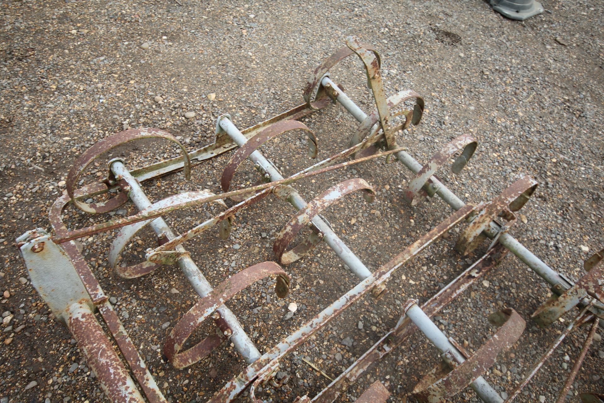 Ferguson Spring Tooth Harrow. Three gang. Later headstock. Model K-BE-A31. - Image 8 of 10