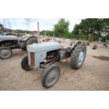 Ferguson TEF 20 diesel 2WD tractor. Serial number 385232. Built Friday 25th April 1954. Registration