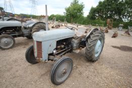 Ferguson TEF 20 diesel 2WD tractor. Serial number 385232. Built Friday 25th April 1954. Registration
