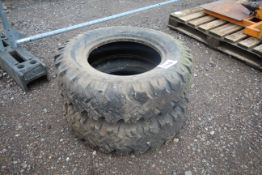 Pair of Good Year 7.50-16 tyres