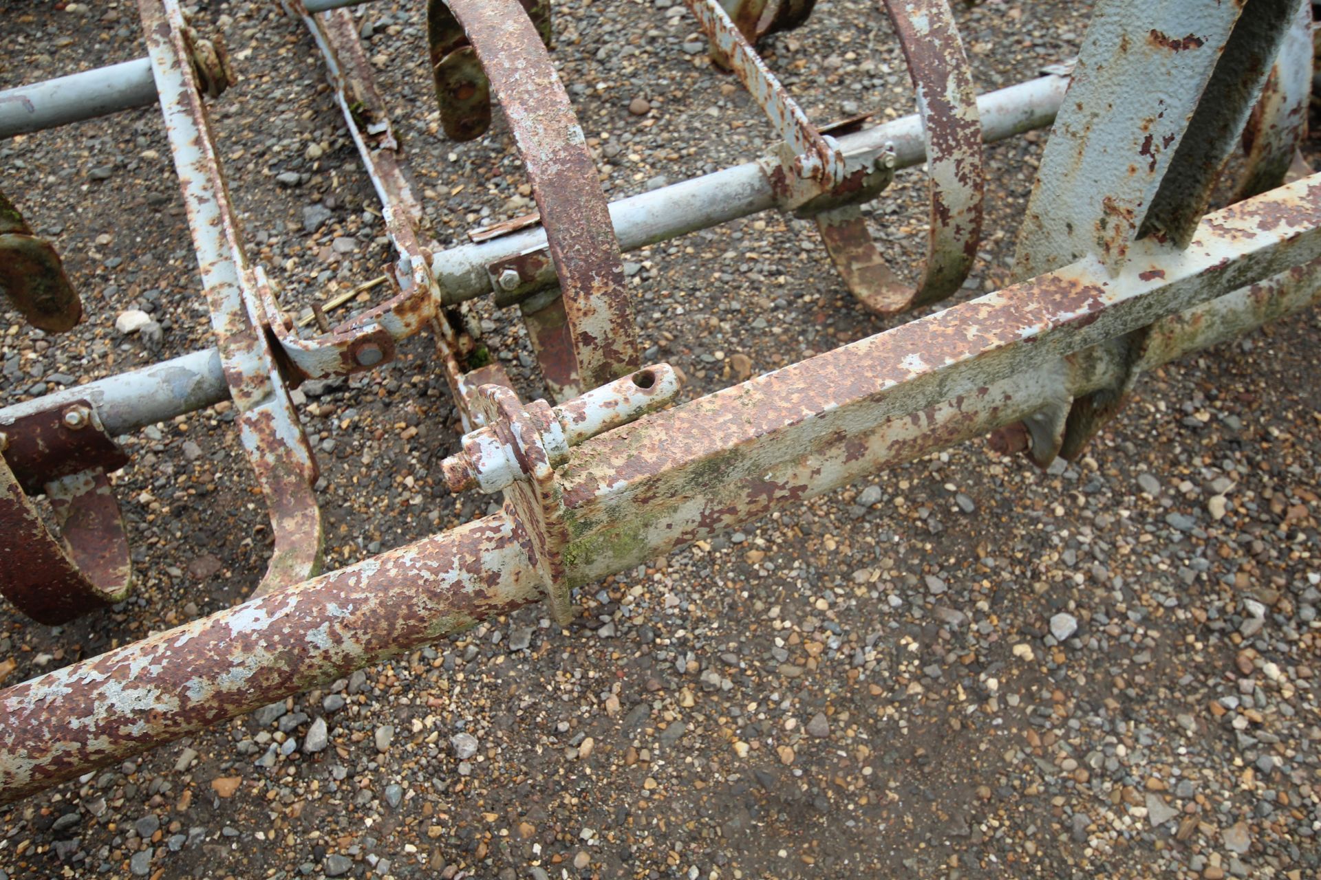Ferguson Spring Tooth Harrow. Three gang. Later headstock. Model K-BE-A31. - Image 6 of 10