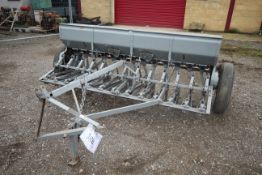 Massey Ferguson 13 row Suffolk coulter Multi-Purpose Seed Drill. Model 711. Serial Number S5286.