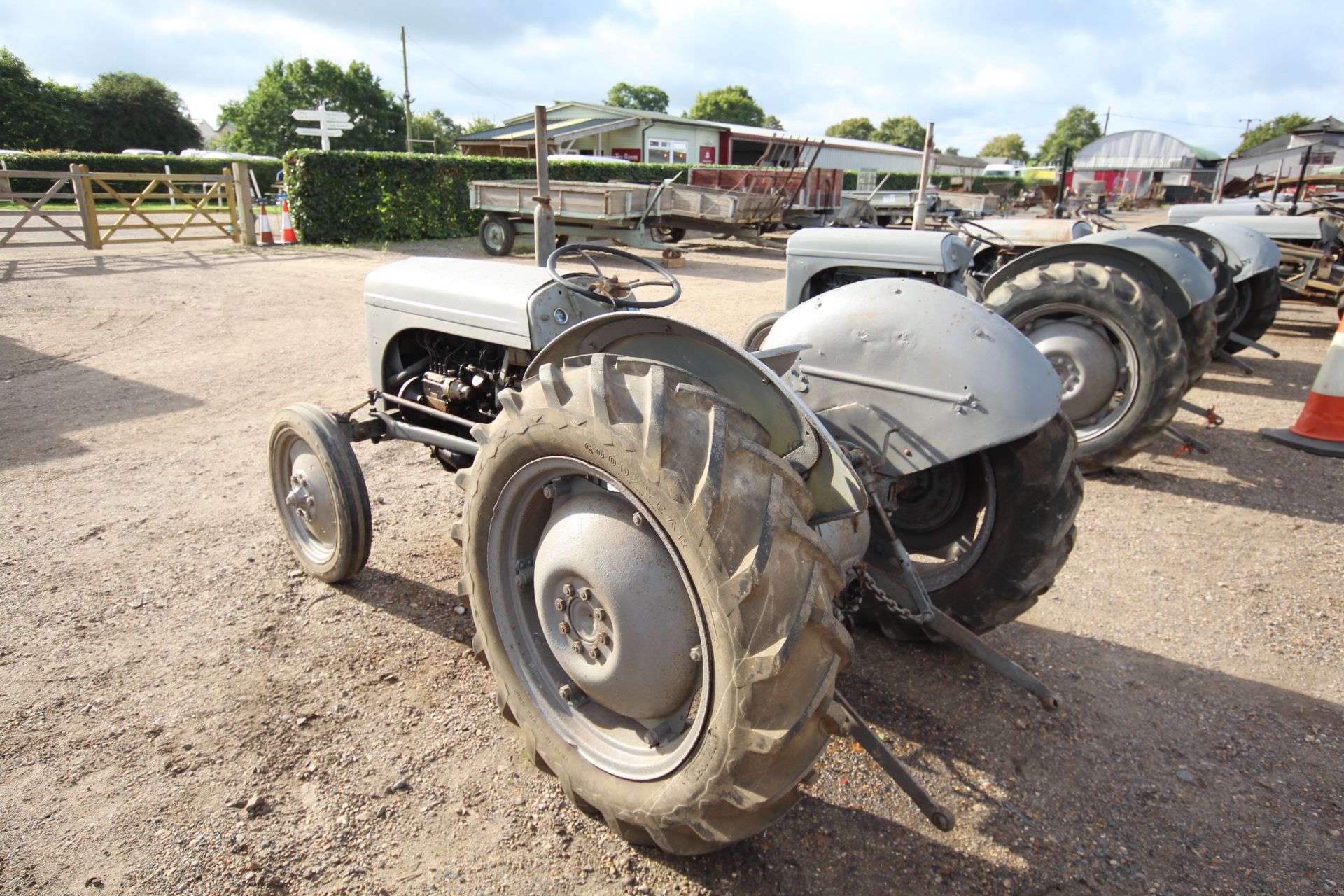 Ferguson TEF 20 diesel 2WD tractor. Serial number 411731. Built Wednesday 22 September 1954. - Image 7 of 66