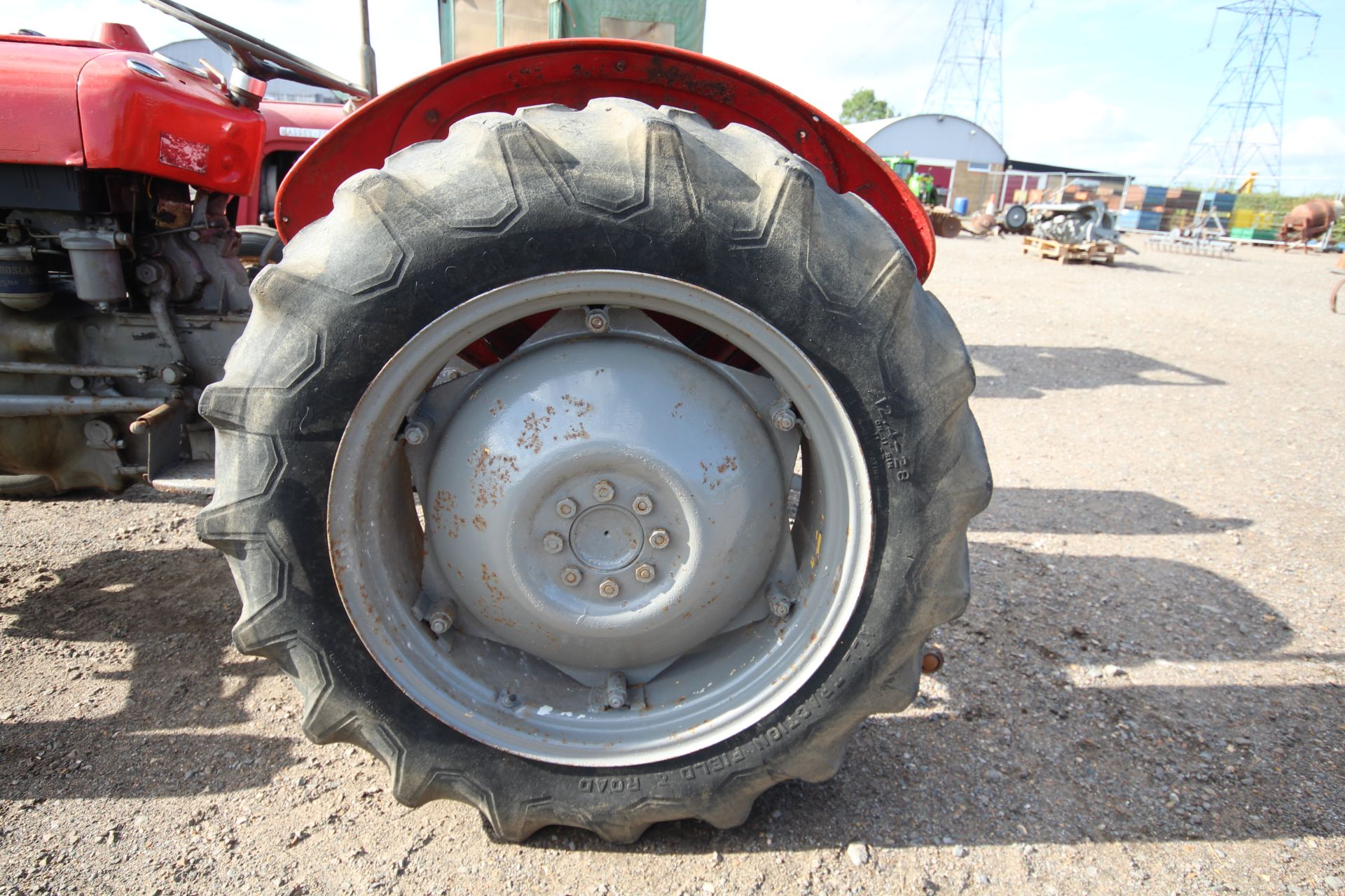 Massey Ferguson MF35 3-cylinder diesel 2WD tractor. Serial number SNM228035. Built Wednesday 22 - Image 30 of 61