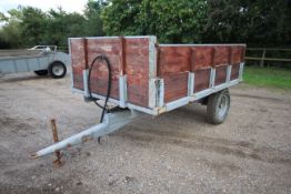 Ferguson 3 Ton Tipping Trailer. Model F-JE-A40. With drop in sides, 12-stud axle and Barton