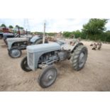 Ferguson TED 20 petrol/ TVO 2WD tractor. Serial number 411748. Built Wednesday 22 September 1954.