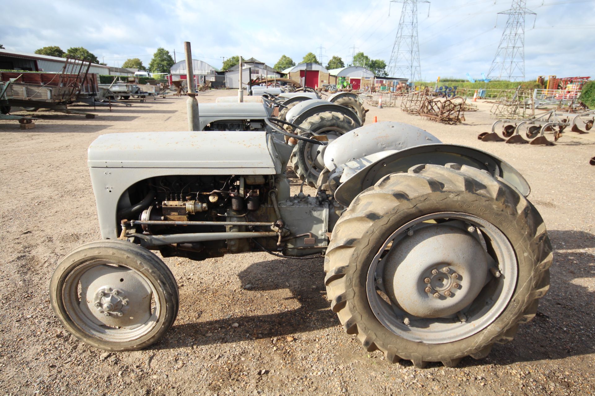 Ferguson TEF 20 diesel 2WD tractor. Serial number 411731. Built Wednesday 22 September 1954. - Image 8 of 66