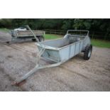 Ferguson Steel Bodied Manure Spreader. Model AJE-A20. Serial number 3108. With both badges.