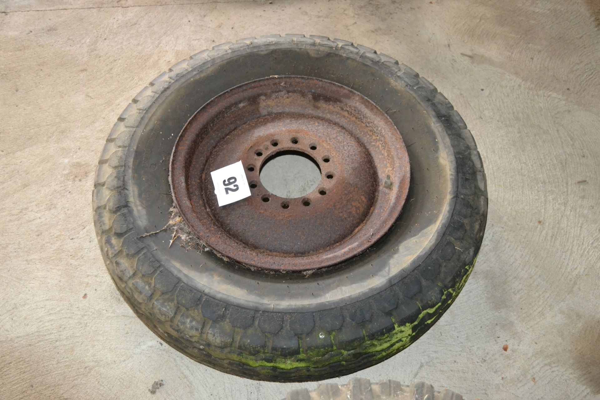Ferguson 12-stud trailer wheel and tyre. - Image 2 of 2