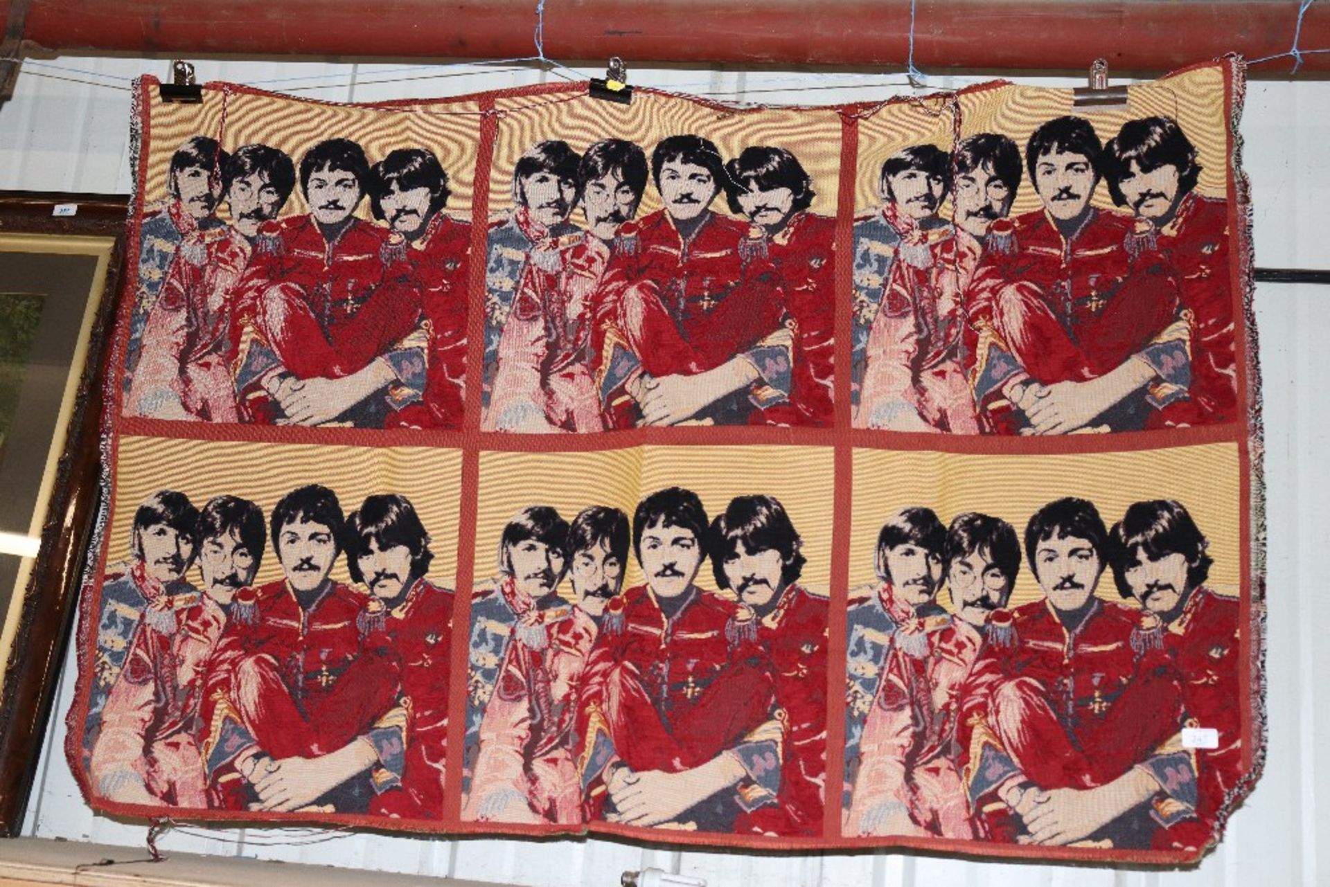 A Beatles tapestry