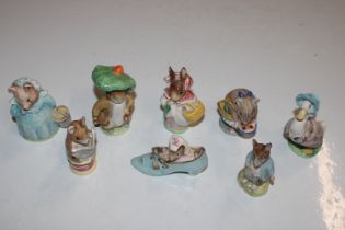 Four Royal Albert Beatrix Potter models, Aunt Pett