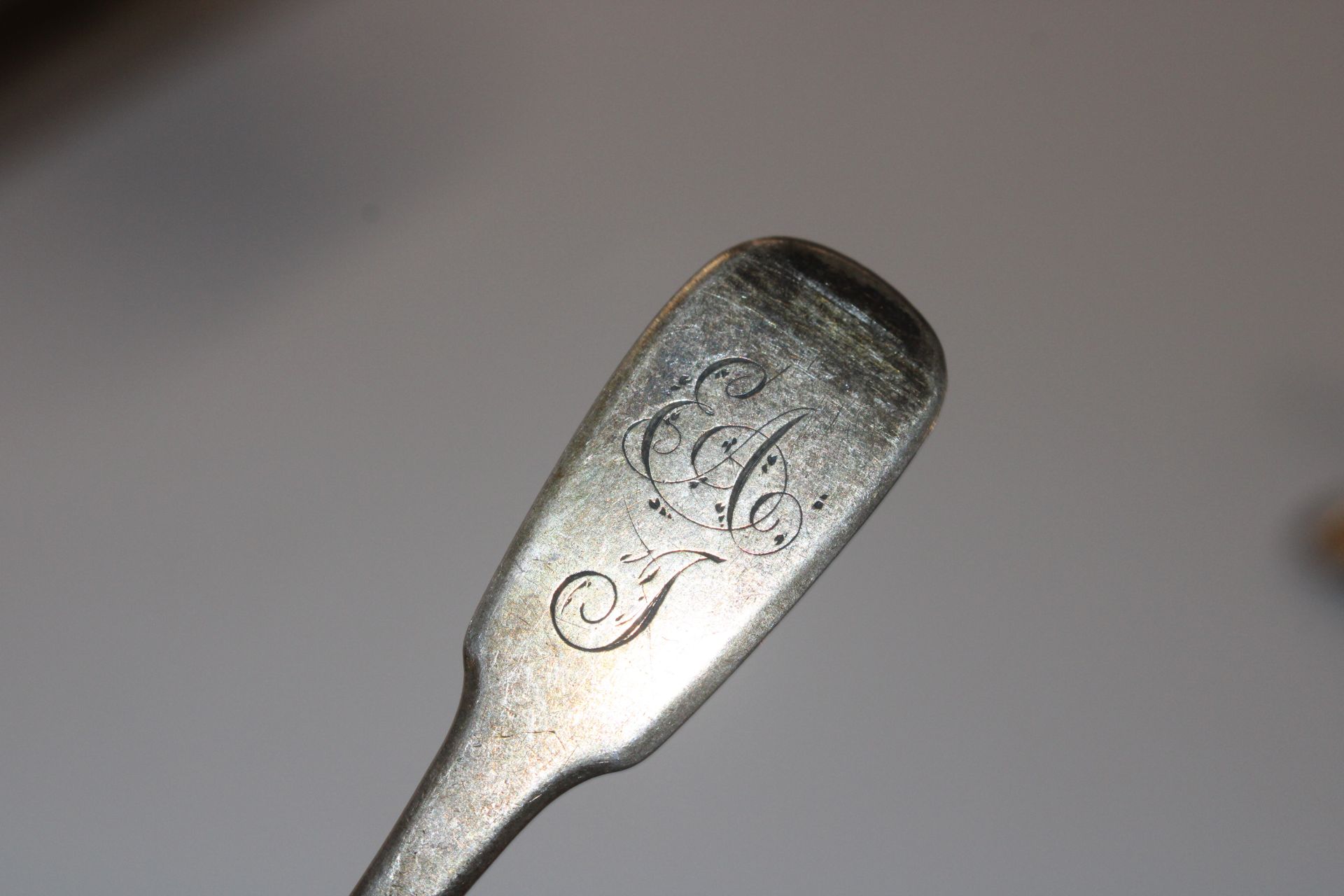 A bag of silver cutlery, mainly teaspoons and suga - Image 8 of 27