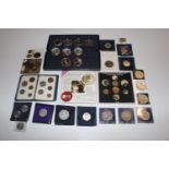 A box containing Royal Commemorative and various o