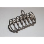 A silver six division toast rack, Sheffield 1926,