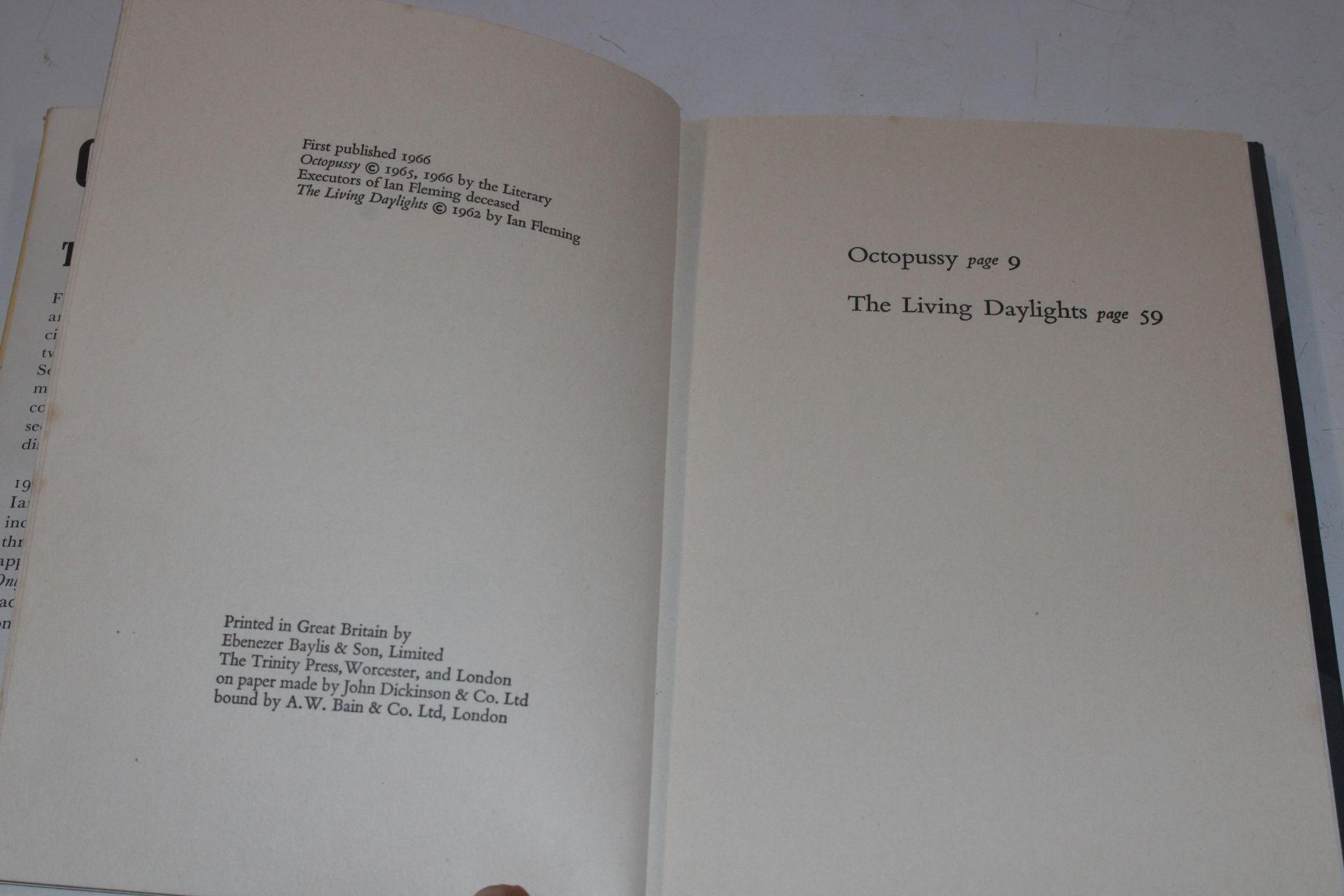 Ian Fleming, Octopussy and The Living Daylights, a - Image 4 of 7
