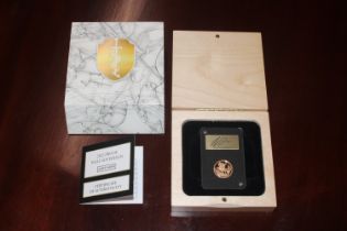 A 2022 Gibraltar proof half sovereign in presentat