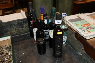 A quantity of various alcohol to include Taylor's