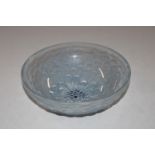 A Lalique "Dahlia" pattern bowl etched to rim R. L