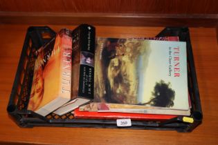 A box of various Turner books