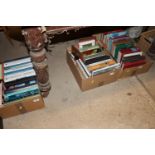 Three boxes of various books including first editions