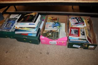 Four boxes of various books