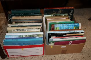 Two boxes of art related books